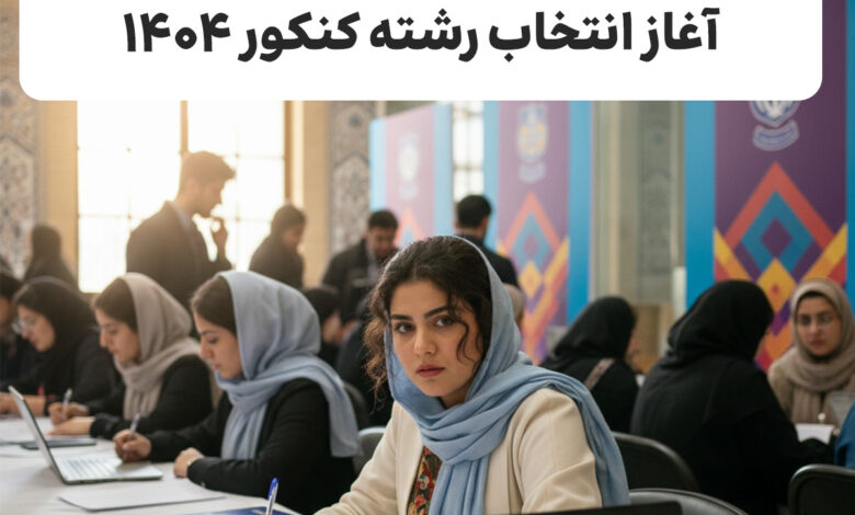 آغاز انتخاب رشته کنکور ۱۴۰۴